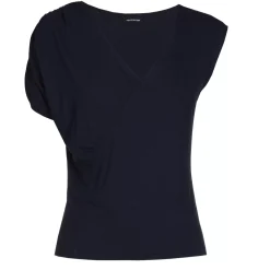 Vrouwen Caroline Biss 1901-21 / Asymmetrische T-Shirt In Jersey