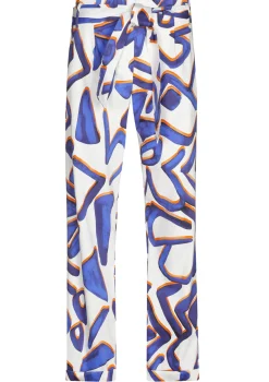 Vrouwen Caroline Biss 1545-29 / Baggy Broek Met Stretch, Oprolzoom, Mid Waist