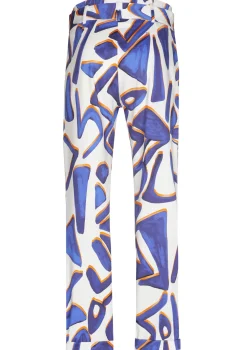 Vrouwen Caroline Biss 1545-29 / Baggy Broek Met Stretch, Oprolzoom, Mid Waist