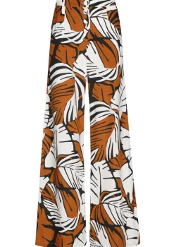 Vrouwen Caroline Biss 1508-39 / Broek In Katoen, Wijd Been, High Waist