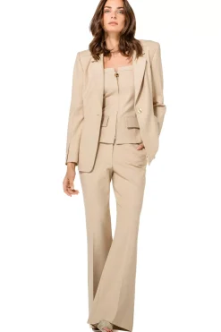 Vrouwen Caroline Biss 1532-33 / Citylook Broek, Recht Been, Normal Waist