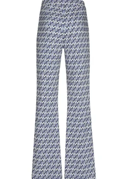 Vrouwen Caroline Biss 1550-29 / Comfortabele Broek, Bootcut, Normal Waist, Pop-Art Print