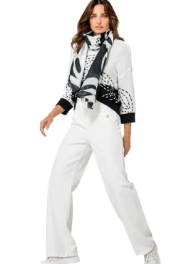 Vrouwen Caroline Biss 1502-91 / Comfortabele Broek, Jeanslook, Recht Been, High Waist