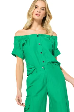 Vrouwen Caroline Biss 3654-61 / Comfortabele Off-Shoulder Top