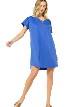 Vrouwen Caroline Biss 3173-26 / Comfortabele Rechtvallende Jurk