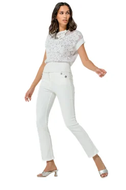 Vrouwen Caroline Biss 1505-91 / Comfortabele Slim Jeans, Mid Waist