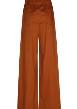 Vrouwen Caroline Biss 1569-35 / Comfortabele Wijde Broek In Katoen, Normal Waist