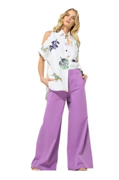 Vrouwen Caroline Biss 3574-40 / Comfortabele Wijde Broek, Normal Waist