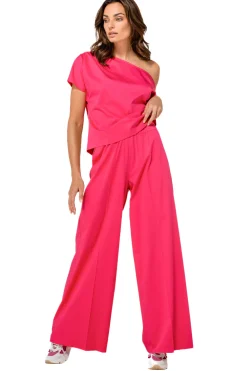 Vrouwen Caroline Biss 1569-74 / Comfortabele Wijde Broek In Katoen, Normal Waist