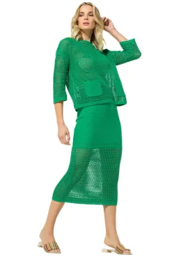 Vrouwen Caroline Biss 3213-61 / Doorzichtige Gehaakte Lange Pull