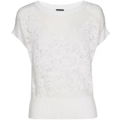 Vrouwen Caroline Biss 1266-91 / Elegante Half Doorschijnende Top