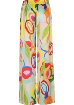 Vrouwen Caroline Biss 3566-79 / Frivole Soepelvallende Rechte Broek, Normal Waist