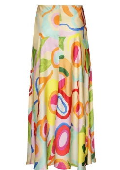 Vrouwen Caroline Biss 3766-79 / Frivole Zwierige Midi Rok