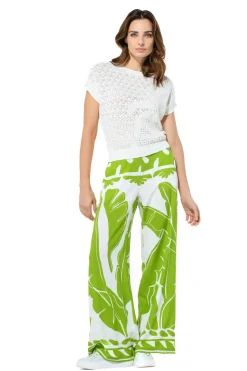 Vrouwen Caroline Biss 3215-91 / Half Doorzichtige Gebreide Pull