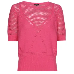 Vrouwen Caroline Biss 3212-71 / Half Doorzichtige Gebreide Pull
