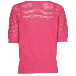Vrouwen Caroline Biss 3212-71 / Half Doorzichtige Gebreide Pull