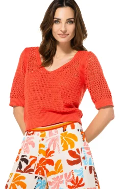 Vrouwen Caroline Biss 3205-56 / Half Doorzichtige Pull