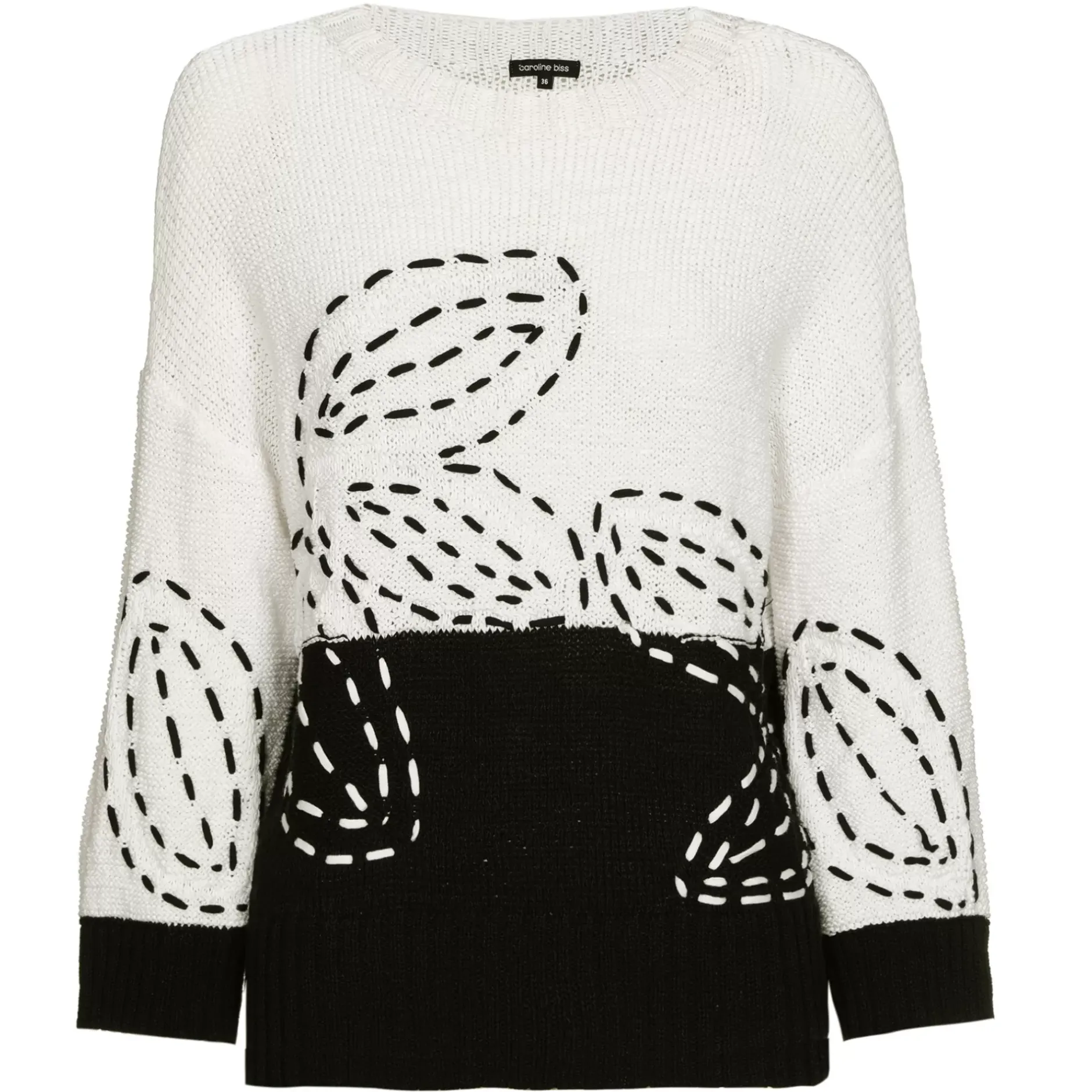 Vrouwen Caroline Biss 1298-19 / Katoenen Pull Bicolor
