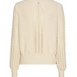 Vrouwen Caroline Biss 1222-34 / Katoenen Pull Met Broderie