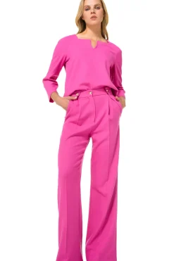 Vrouwen Caroline Biss 1681-73 / Korte Rechte Comfortabele Citylook Top