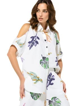 Vrouwen Caroline Biss 3682-69 / Lange Chemise Met Schoudereffect
