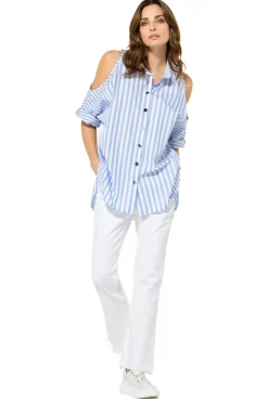 Vrouwen Caroline Biss 3678-24 / Lange Chemise Met Schoudereffect