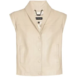 Vrouwen Caroline Biss 1800-33 / Lederen Vest Met Afneembare Mouw