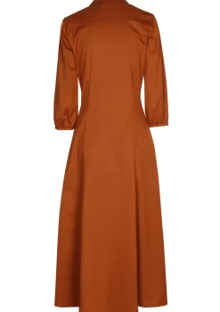 Vrouwen Caroline Biss 1167-35 / Licht Aansluitende Midi Jurk Met Stretch