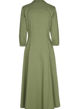 Vrouwen Caroline Biss 1167-60 / Licht Aansluitende Midi Jurk Met Stretch
