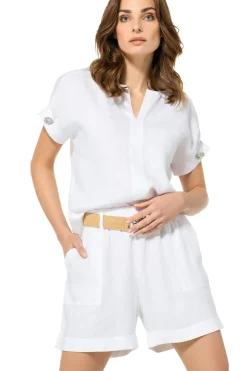 Vrouwen Caroline Biss 3568-90 / Linnen Short, Normal Waist