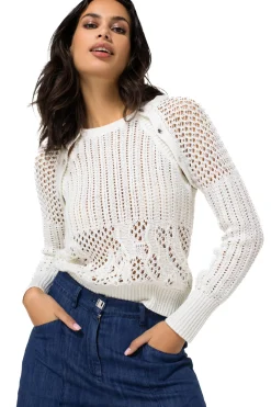Vrouwen Caroline Biss 1232-91 / Los Gebreide Pull Met Afneembare Mouwen