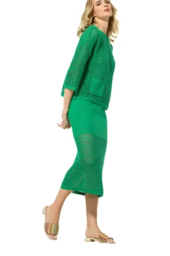 Vrouwen Caroline Biss 3714-61 / Midi Rok In Breigoed