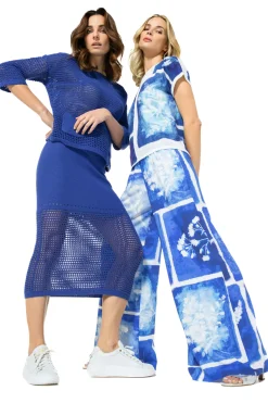 Vrouwen Caroline Biss 3714-26 / Midi Rok In Breigoed