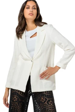 Vrouwen Caroline Biss 1884-91 / Rechtvallende Blazer In Fijne Bouclette