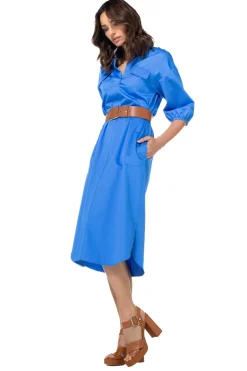 Vrouwen Caroline Biss 1177-27 / Rechtvallende Jurk In Stretch