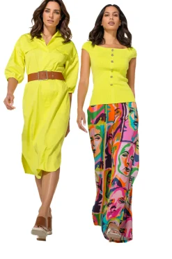 Vrouwen Caroline Biss 1177-80 / Rechtvallende Jurk In Stretch