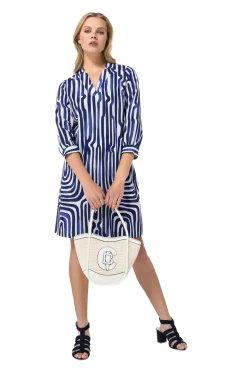Vrouwen Caroline Biss 1134-29 / Rechtvallende Jurk Met Stretch