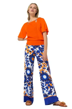 Vrouwen Caroline Biss 1571-29 / Soepelvallende Broek, Recht Been, Normal Waist