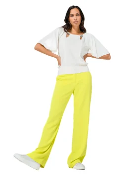 Vrouwen Caroline Biss 1521-80 / Soepelvallende Citylook Broek, Recht Been, Normal Waist