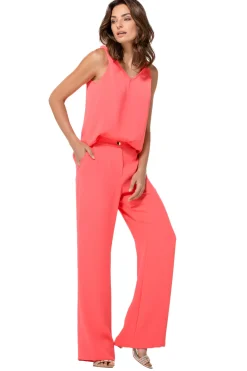 Vrouwen Caroline Biss 1521-72 / Soepelvallende Citylook Broek, Recht Been, Normal Waist