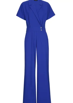 Vrouwen Caroline Biss 1580-26 / Soepelvallende Comfortabele Jumpsuit, Wijd Been