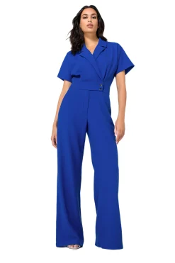 Vrouwen Caroline Biss 1580-26 / Soepelvallende Comfortabele Jumpsuit, Wijd Been
