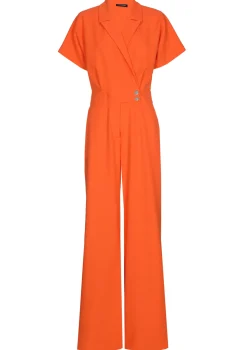 Vrouwen Caroline Biss 1580-53 / Soepelvallende Comfortabele Jumpsuit, Wijd Been
