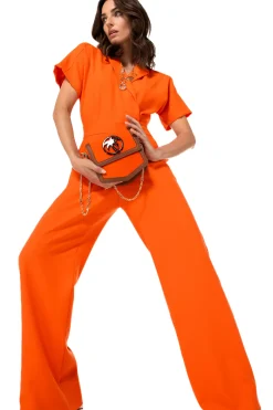 Vrouwen Caroline Biss 1580-53 / Soepelvallende Comfortabele Jumpsuit, Wijd Been