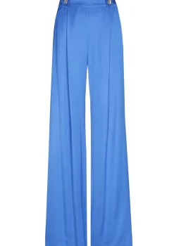 Vrouwen Caroline Biss 1527-27 / Soepelvallende Geklede Broek, Recht Been, Mid Waist