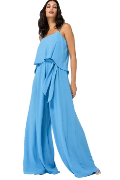 Vrouwen Caroline Biss 1520-64 / Soepelvallende Geklede Jumpsuit, Wijd Been