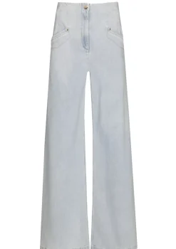Vrouwen Caroline Biss 1525-25 / Soepelvallende Jeans, Wijd Been, High Waist