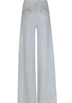 Vrouwen Caroline Biss 1525-25 / Soepelvallende Jeans, Wijd Been, High Waist