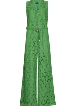 Vrouwen Caroline Biss 1529-63 / Soepelvallende Jumpsuit In Kant, Wijd Been