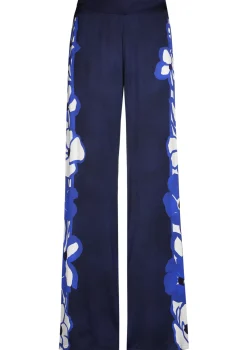 Vrouwen Caroline Biss 1552-29 / Soepelvallende Shiny Broek, Recht Been, Normal Waist